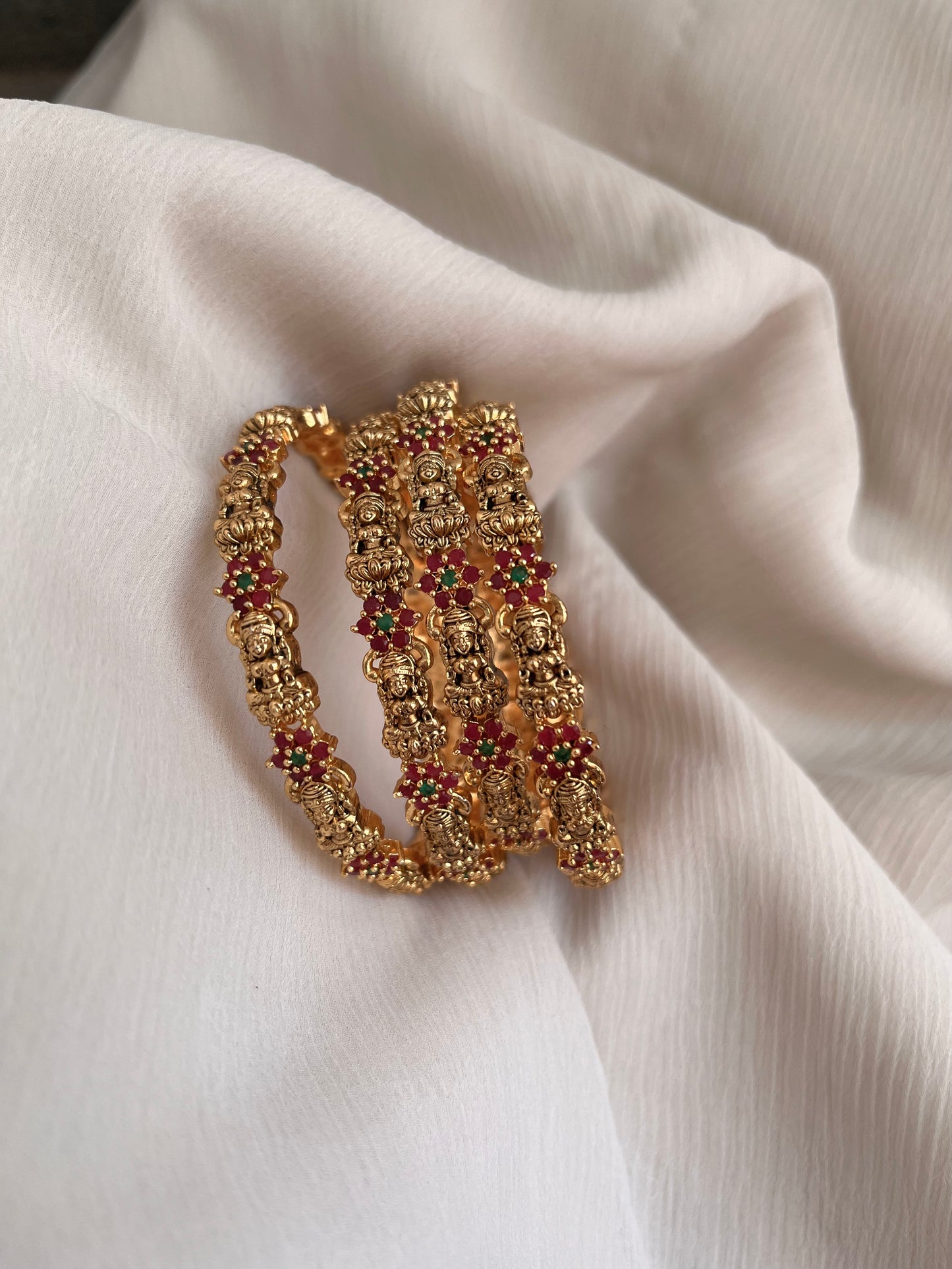 AD Lakshmi bangles (set of four) B127
