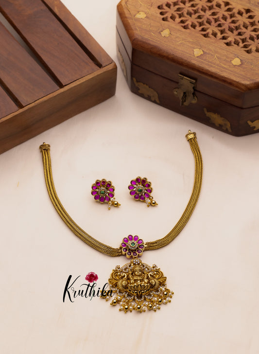 AD Lakshmi Flower chain set NC924