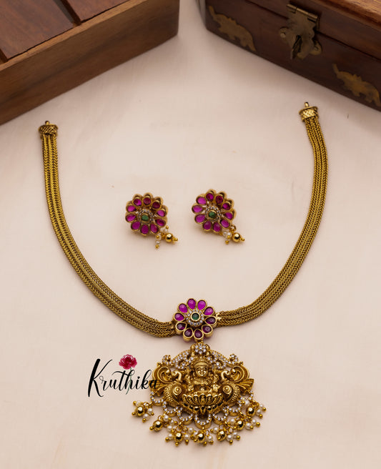 AD Lakshmi Flower chain set NC924