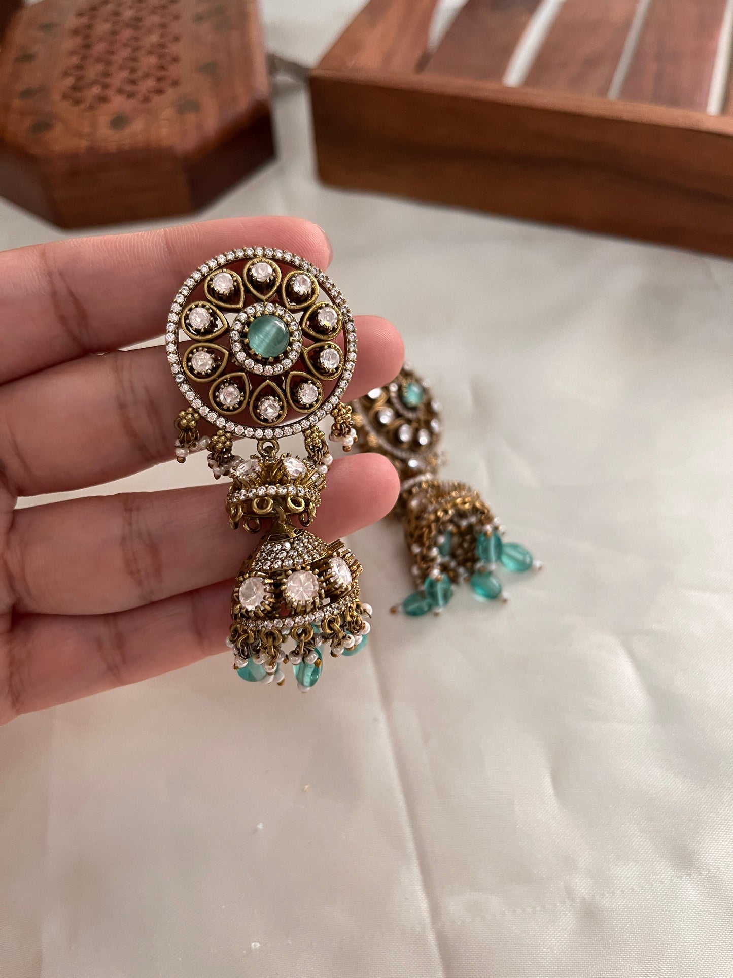 Victorian jhumkas E264