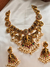 AD Lakshmi Two layer guttapoosalu necklace NC1072