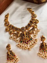 AD Lakshmi Two layer guttapoosalu necklace NC1072