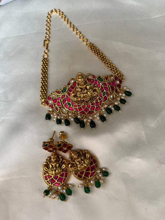 Jadau Lakshmi kids choker ( Pre Order)