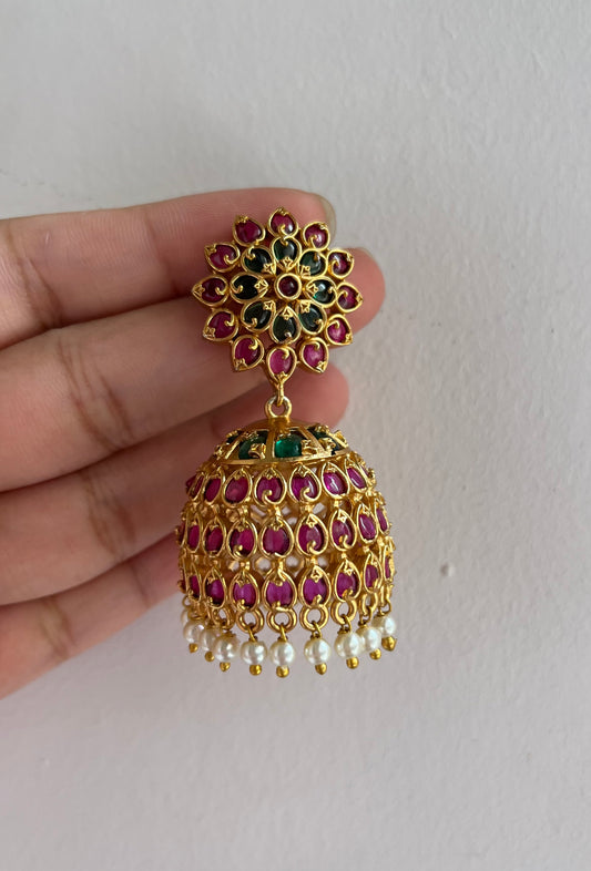 Premium kemp jhumkas E194