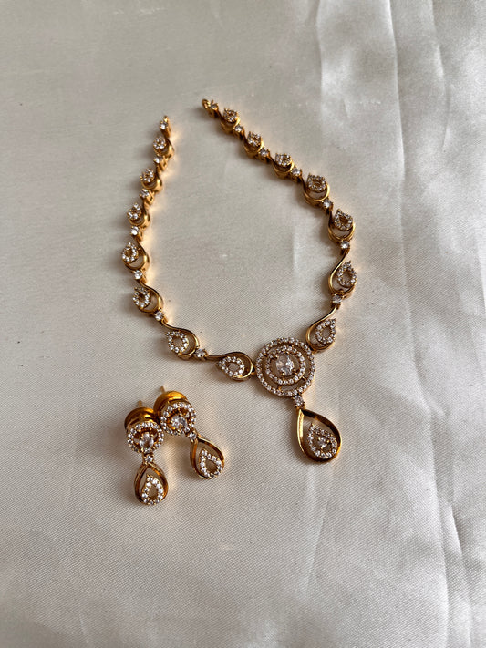 Simple AD necklace (2 color options) NC1059