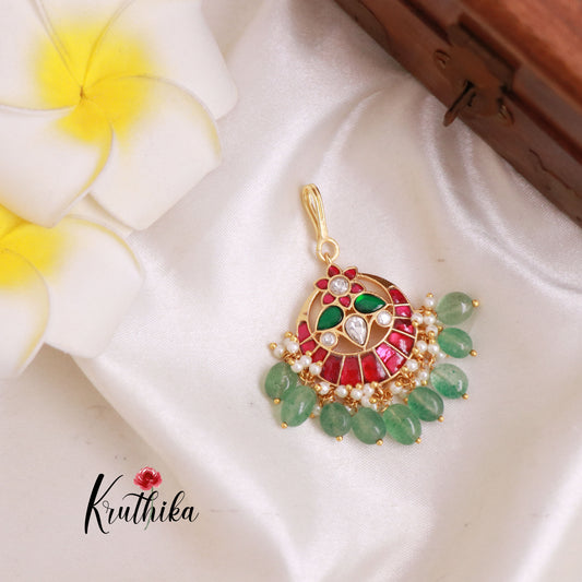 Beautiful Jadau Maang Tika MT227