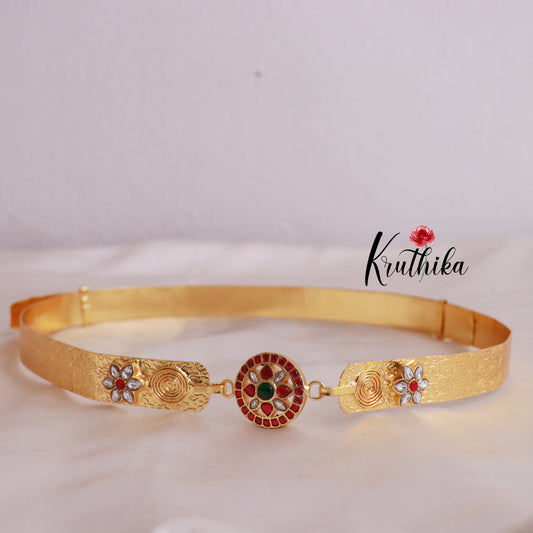 Premium Antique Jadau Hip Belt V239