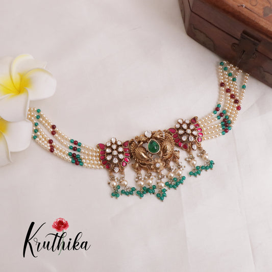 Beautiful Jadau Chocker NC1981 (Available in 4 Colours)