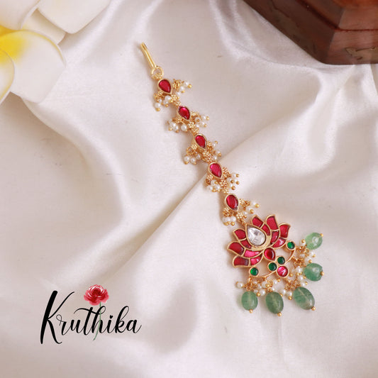 Beautiful Jadau Maang Tika MT230