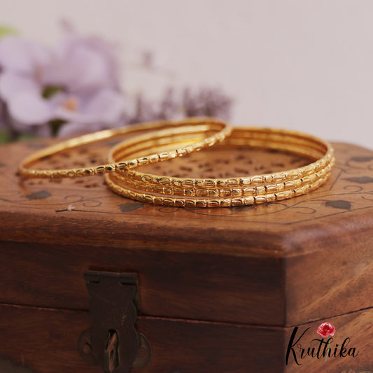Simple Daily Wear Bangles B480 (Set of 4)