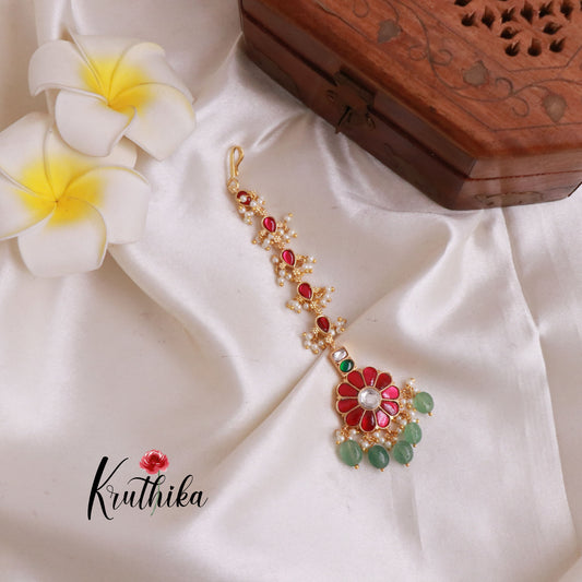 Beautiful Jadau Maang Tika MT233