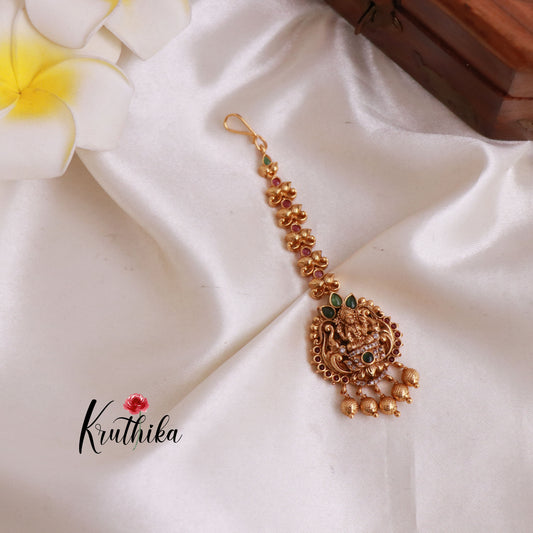 Pretty Lakshmi Flower Maang TIka MT215