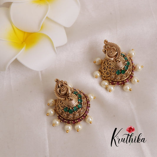 Pretty Peacock Jhumkas E476