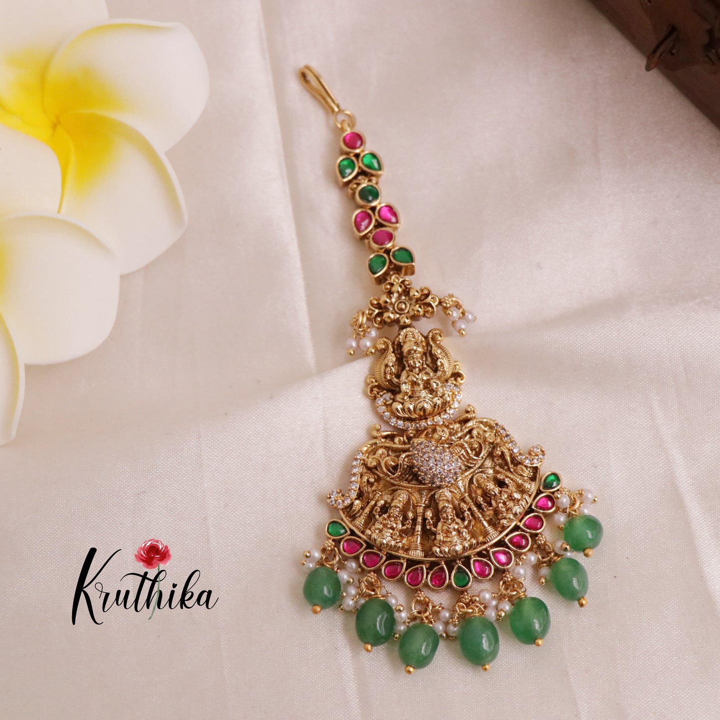 Pretty Lakshmi Jadau Maang Tikka MT237