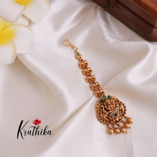 Pretty Lakshmi Flower Maang TIka MT215