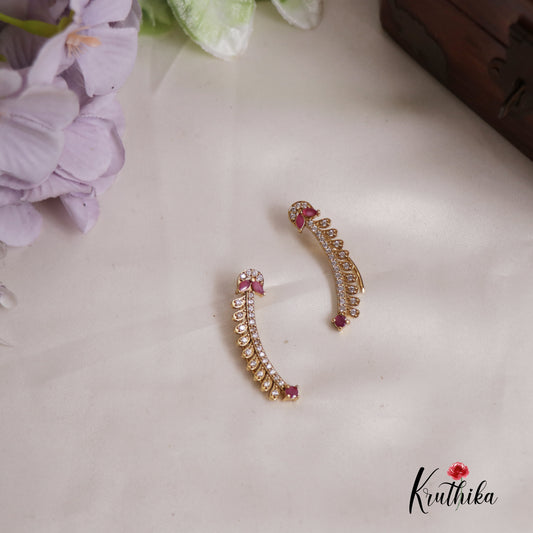 Classy AD Stone Ear Climbers E786 (Available In 2 Colours)