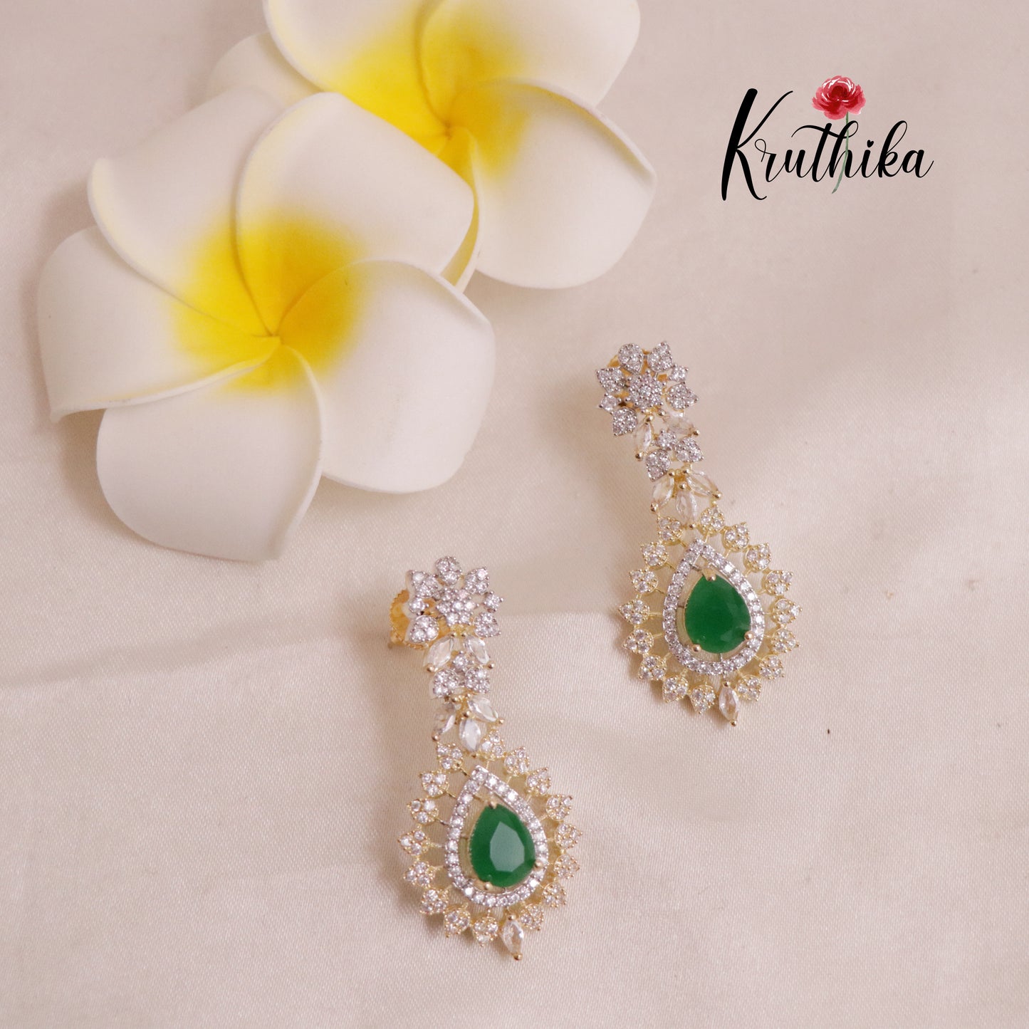 Beautiful AD/CZ Necklace NC1918 (Available in 2 Colours)