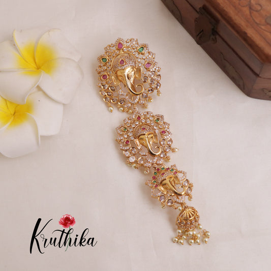 Beautiful Ganesha Temple Jada Billa J130