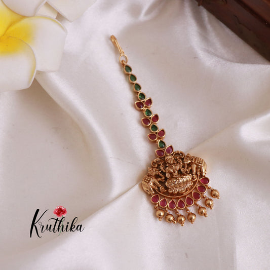 Pretty Lakshmi Elephants Maang Tika MT219