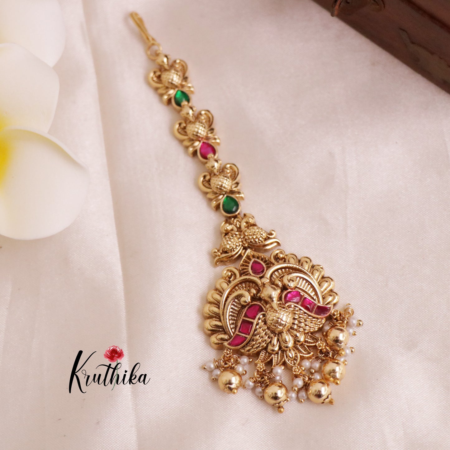 Pretty Lakshmi Jadau Maang Tikka MT239