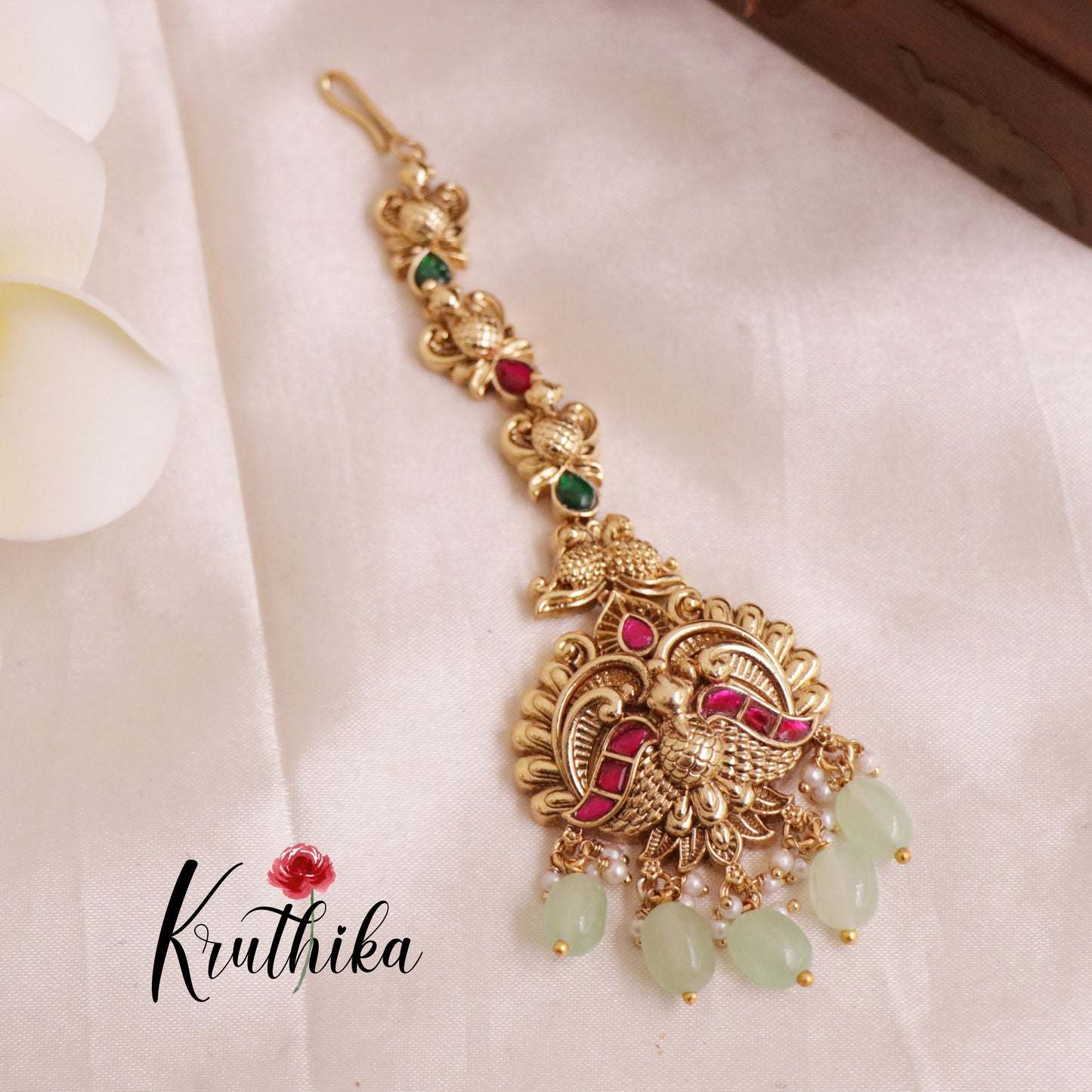 Pretty Lakshmi Jadau Maang Tikka MT239