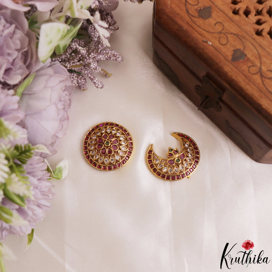 Pretty Floral Motifs Chandra Surya Kemp Hair Ornaments J424