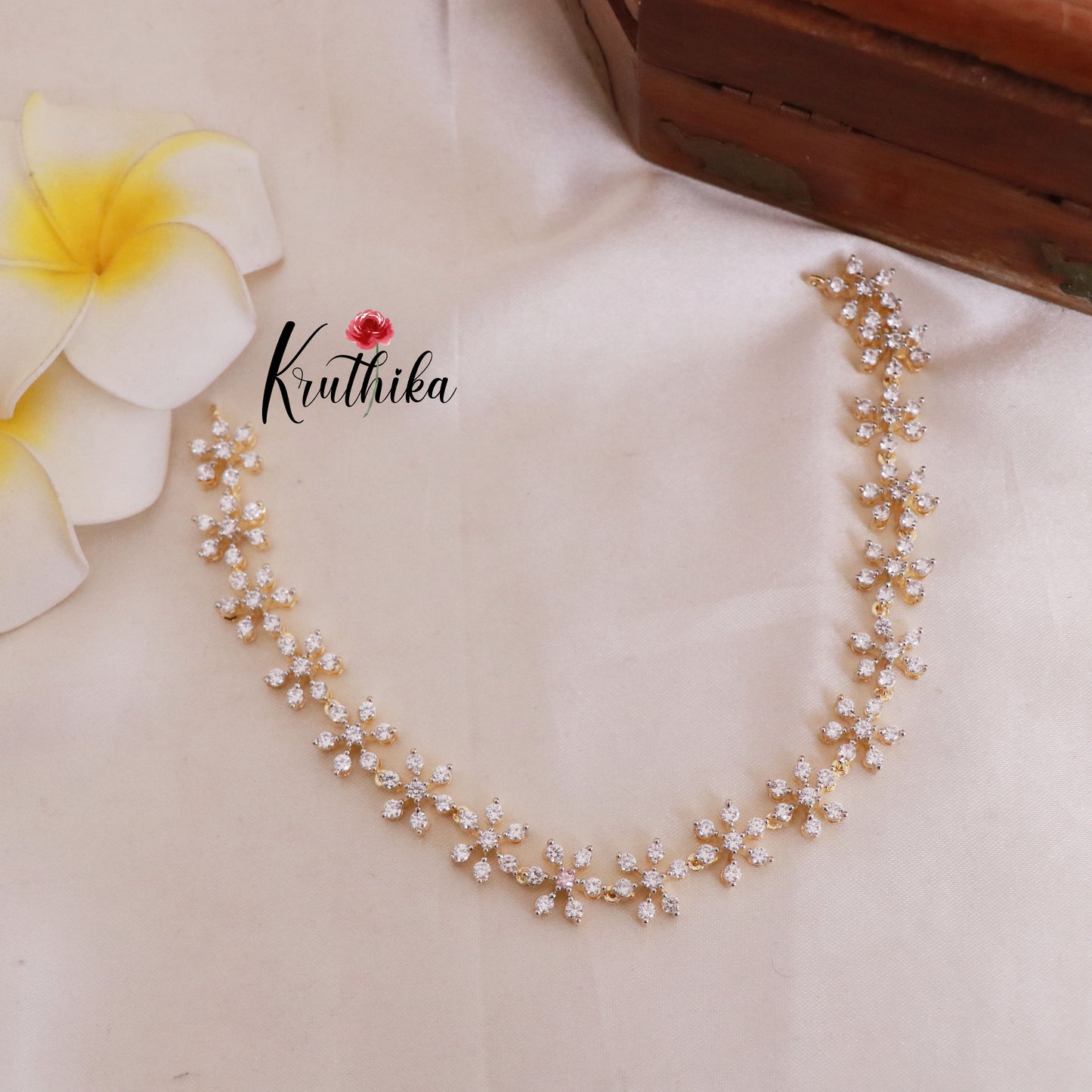 Trendy Simple CZ Necklace NC1832