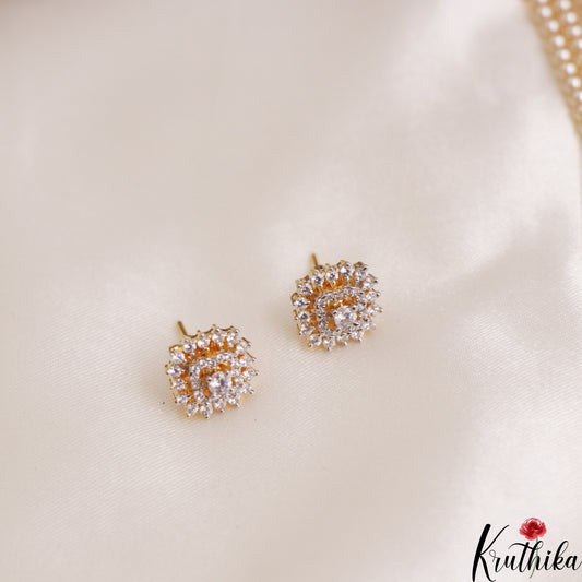 Trendy Multi Layered Crystal & Pearl Haaram With Floral Accents LH2129 (Available In 4 Colors)