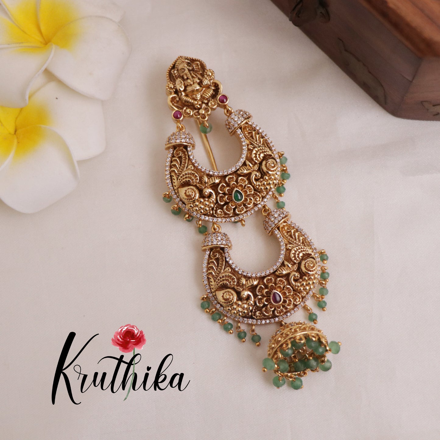 Beautiful Ganesha Jada Billa J136