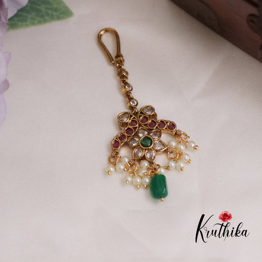 Trendy Kemp Peacock Maang Tikka MT280