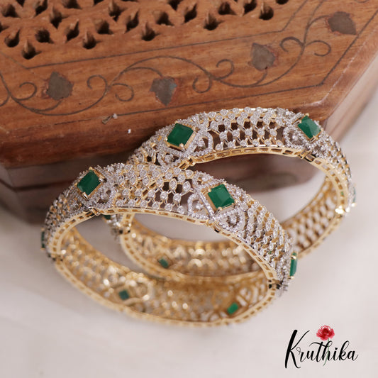 Elegant CZ Gold Finish Banges B316 ( Available in 2 Colours)