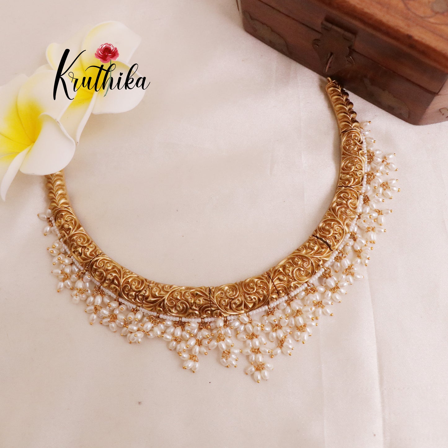 Beautiful Antique Hasli with Pearls Hanging NC1904
