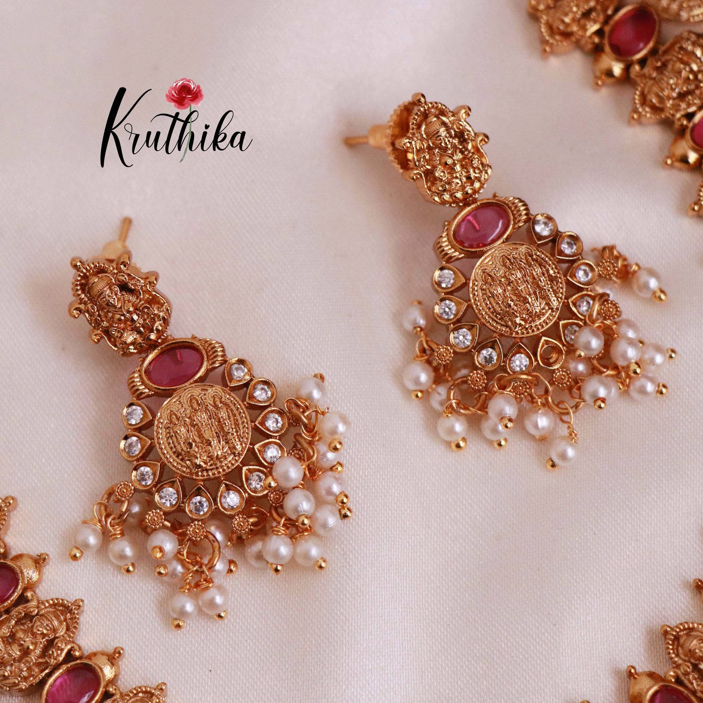 Pretty Temple Design Necklace NC1840 (Available in 3 Colours)