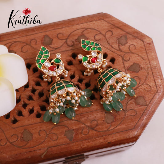 Premium Jadau Jhumkas E470