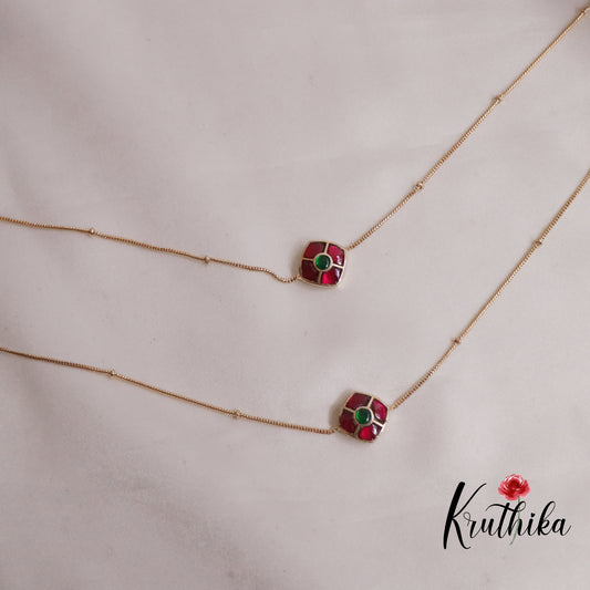 Trendy Jadau Anklets A54 (Available in 2 Colours)