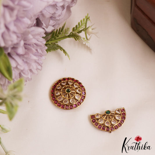 Elegant Floral Motifs Chandra Surya Kemp Hair Ornaments J368