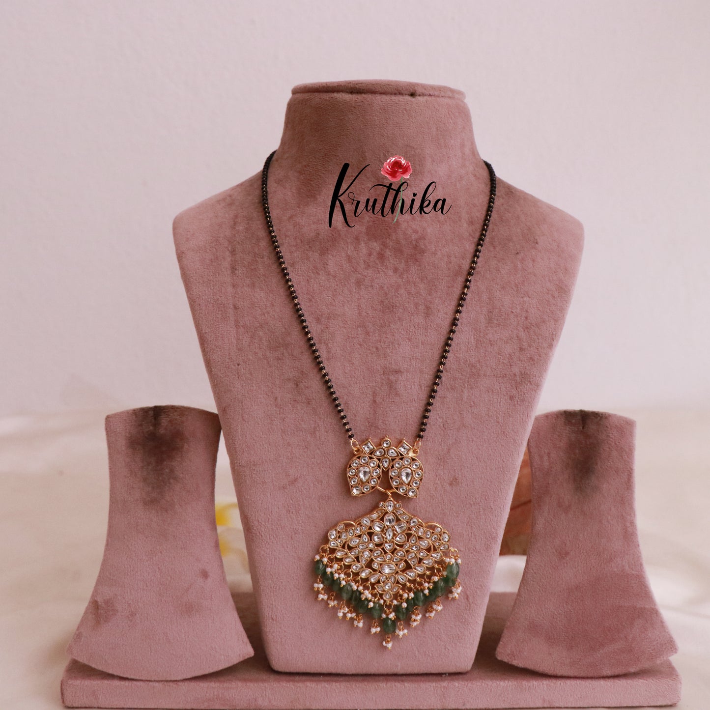 Elegant Jadau Pendent Haaram Reversable LH1837