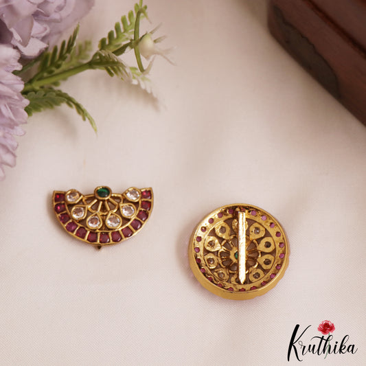 Elegant Floral Motifs Chandra Surya Kemp Hair Ornaments J368