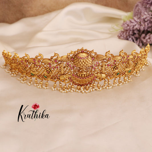 Premium Lakshmi kemp plain Hip belt vaddanam V230