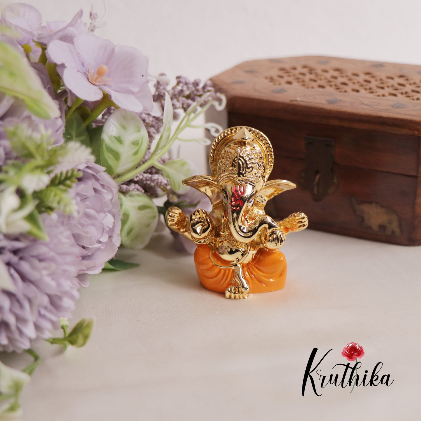 Lord Ganesha Idol Show Piece HD01 (Available In 3 Colours)
