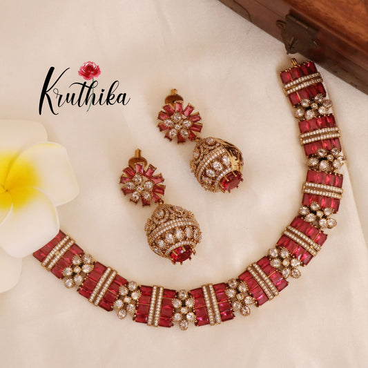 Beautiful & premium floral Victorian Chocker NC1753