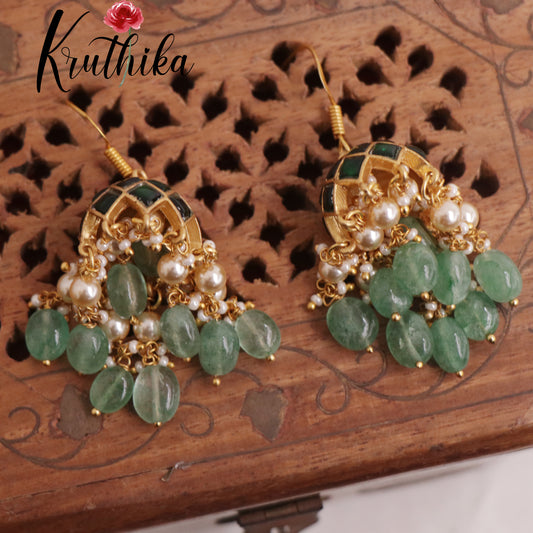 Elegant Jadau Jhumkas E503