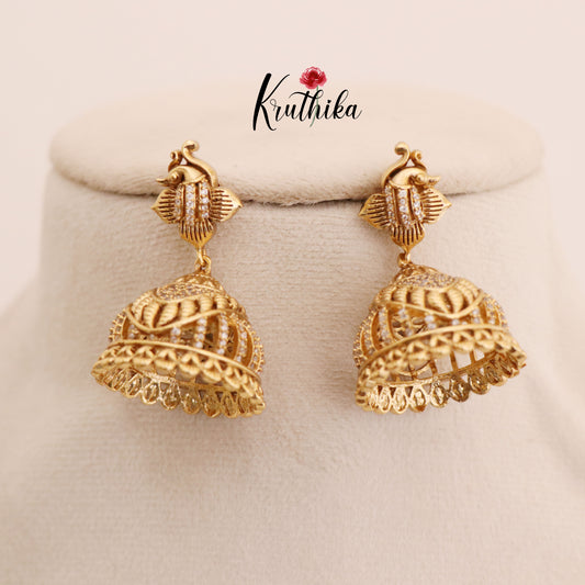 Trendy Peacock Earrings E451