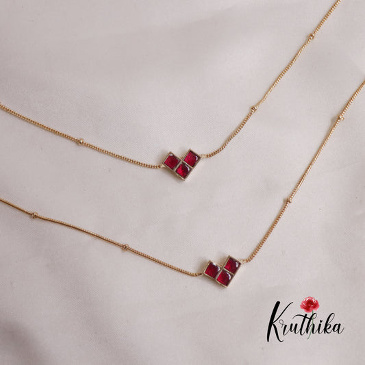 Elegant Jadau Anklets A53