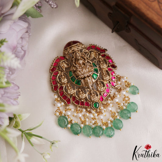Beautiful Nagas Lakshmi Jadau Pendant PS309