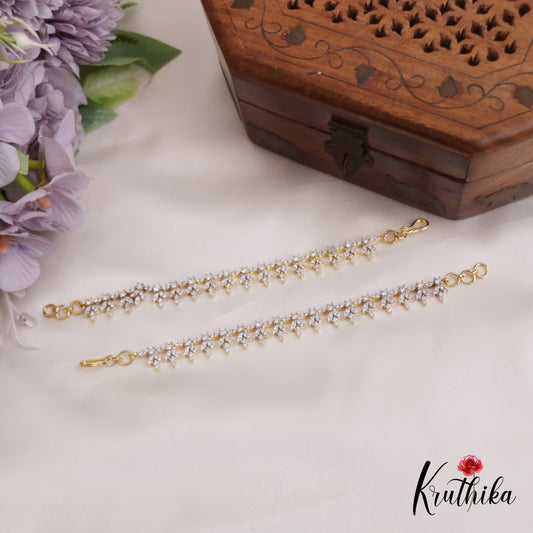 Simple Leaf Motifs AD Earchains EC198