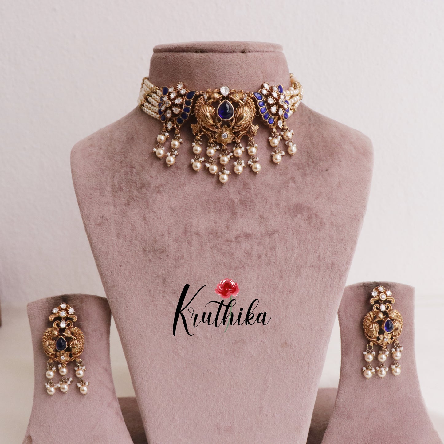 Beautiful Jadau Chocker NC1981 (Available in 4 Colours)