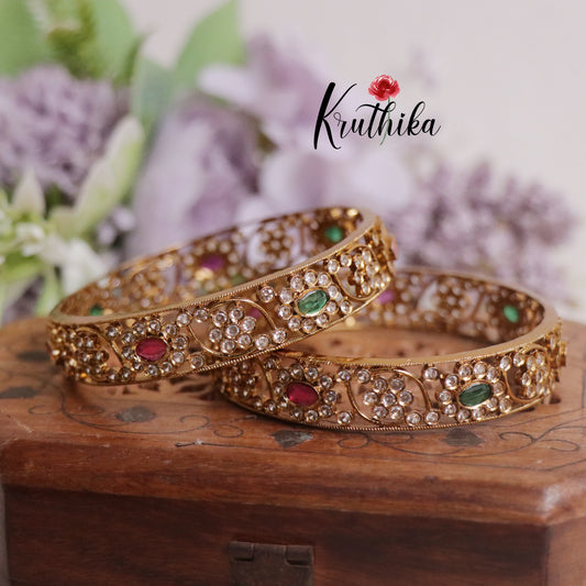 Grand AD Sparkling Multi stone Bangles B218