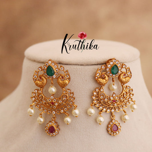 Simple AD peacock chandbalis E65