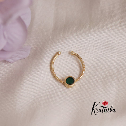 Simple Septum Nose Ring- No Piercing Required N59 (Available in 3 Colours)